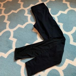 garage black mesh leggings